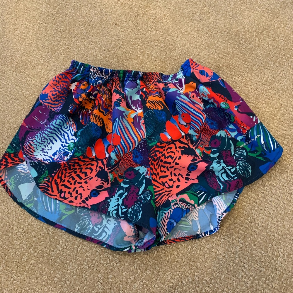 BOA printed aquarium running shorts